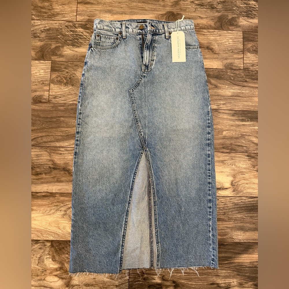 Modern American Women's Blue Denim Sample skirt
